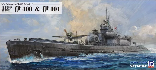 pit road 1/700 serie Skywave Submarino de la Armada de Japón Italia 400 e...