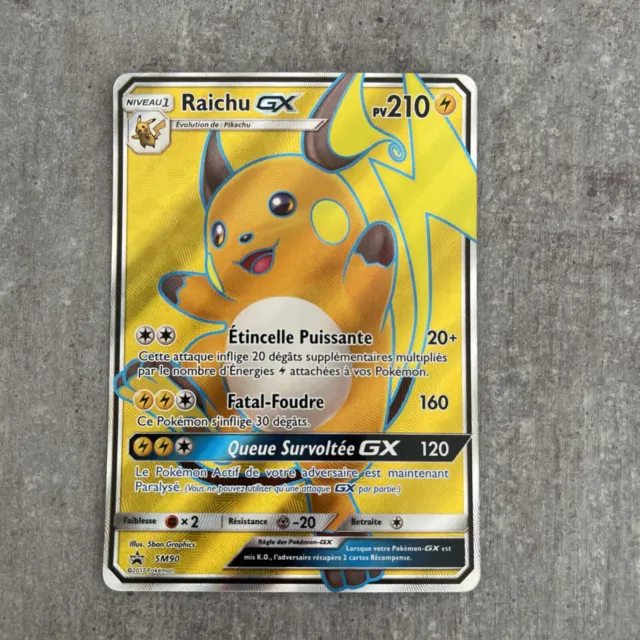 Carte Pokémon Raichu GX promo sm90 Légendes Brillantes NEUVE FR