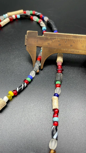 Ancient Antique Old Trade Glass Beads From Ancient Roman's From Central Asia 5