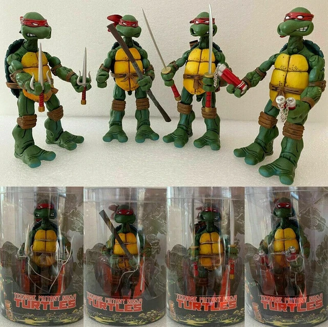 NECA TMNT Anime Figurine Teenage Mutant Ninja Turtles 7 Inches Red Bandana 7