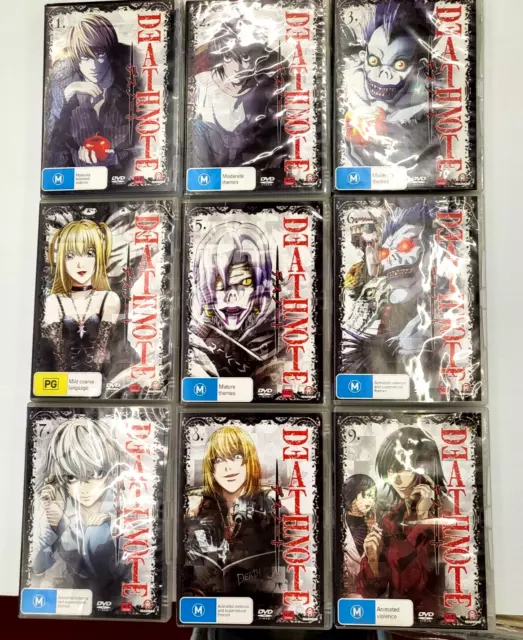 LIVE ACTION MOVIE DEATH NOTE THE MOVIE 1-3 COLLECTION DVD ENGLISH DUBBED