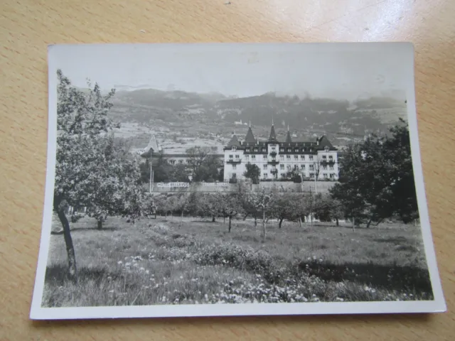 Postcard Hotel Chateau Bellevue Sierre / Siders Valais Switzerland Unused (G3)