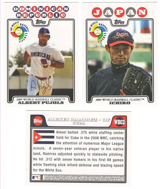 2008 TOPPS UPDATE World Baseball Classic Preview Ensemble d'équipe