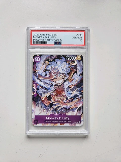 One Piece EMOTION P-041 Promo Card – Nika Monkey D Luffy Gear 5 Full Art Foil