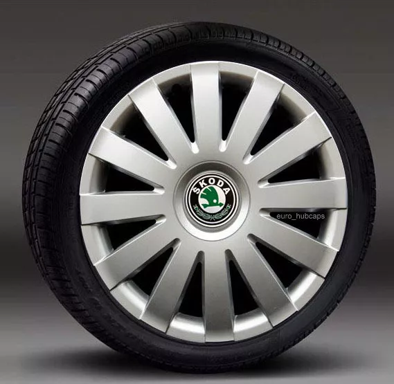 Silver 16" wheel trims, Hub Caps, Covers to fit Skoda Octavia,Superb