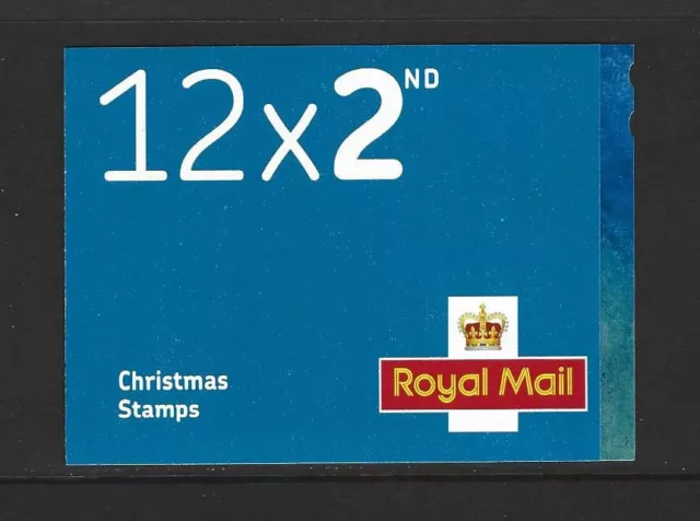 GB 2017 12 x 2nd CLASS CHRISTMAS STAMP BOOKLET LX53