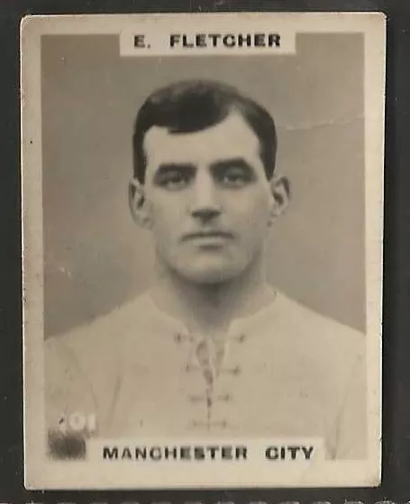 Pinnace Football-Double Frame Back-#0101- Manchester City - E. Fletcher