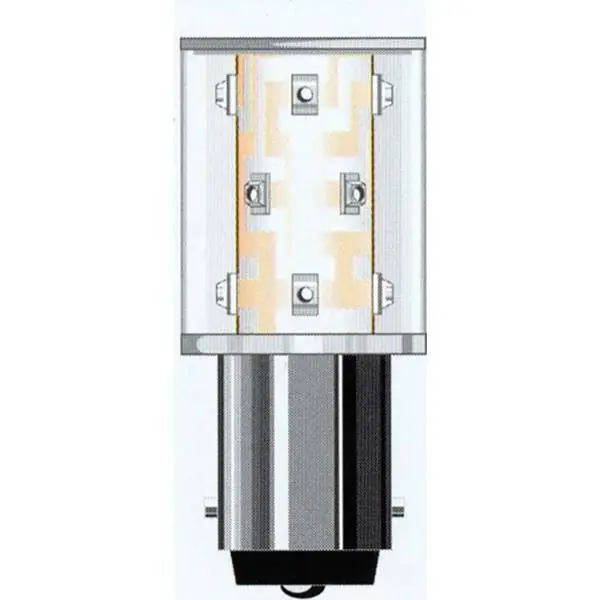 Oshino Lampadina LED T5.5 k Giallo 28 V 180 mcd ODY01T5224PD