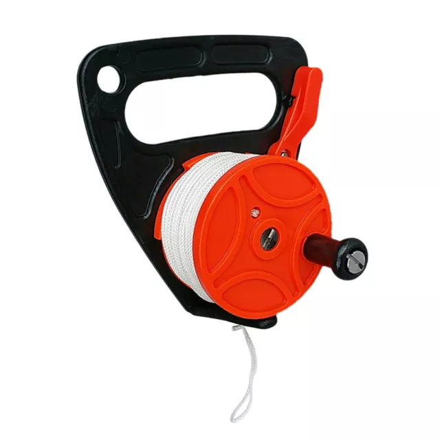 Heavy Duty Scuba Diving Wreck SMB Dive Reel Kayak Anchor & Handle, 46m Line