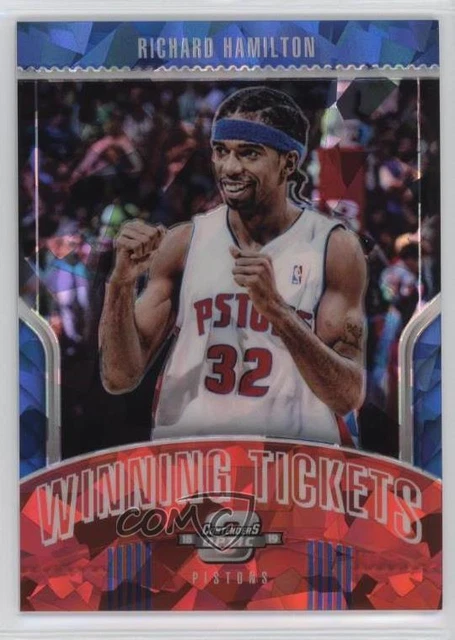 2018-19 Contenders Optic Winning Tickets Prizms Red Cracked Ice Richard Hamilton
