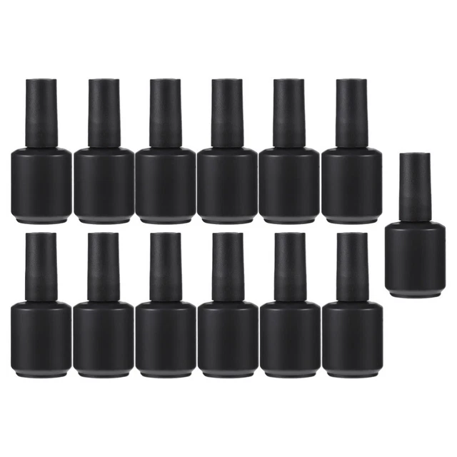 13 botellas polacas recipiente de esmalte de uñas de vidrio pequeño recipiente de esmalte de uñas