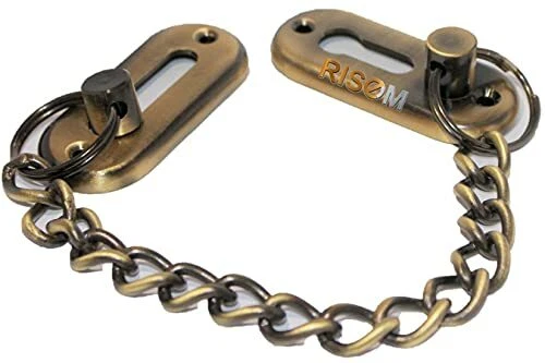 Bussola In Ottone Massiccio Fatta A Mano Con Catena E Custodia In Pelle - 4,8 Cm - Strumento Di Navigazione Vintage Per Escursionismo, Campeggio E Caccia - Regalo Originale