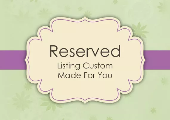 reserved listing