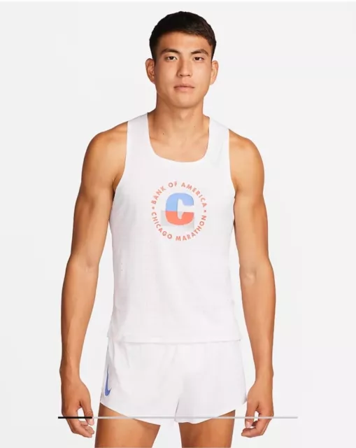 NWT NIKE CHICAGO Marathon 2023 AeroSwift Running Singlet Tank Top
