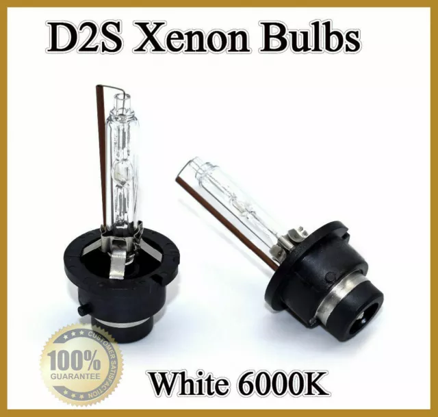 2x D2S Bulbs 35W Hid Xenon White 6000K Low Beam Land Rover Discovery 3 LR3 04-09