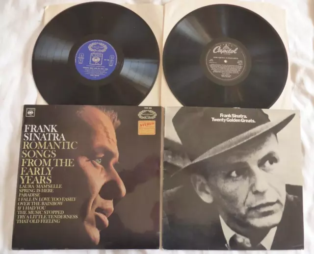 Lot of 2 x FRANK SINATRA  LPS: TWENTY GOLDEN GREATS / ROMANTIC SONGS