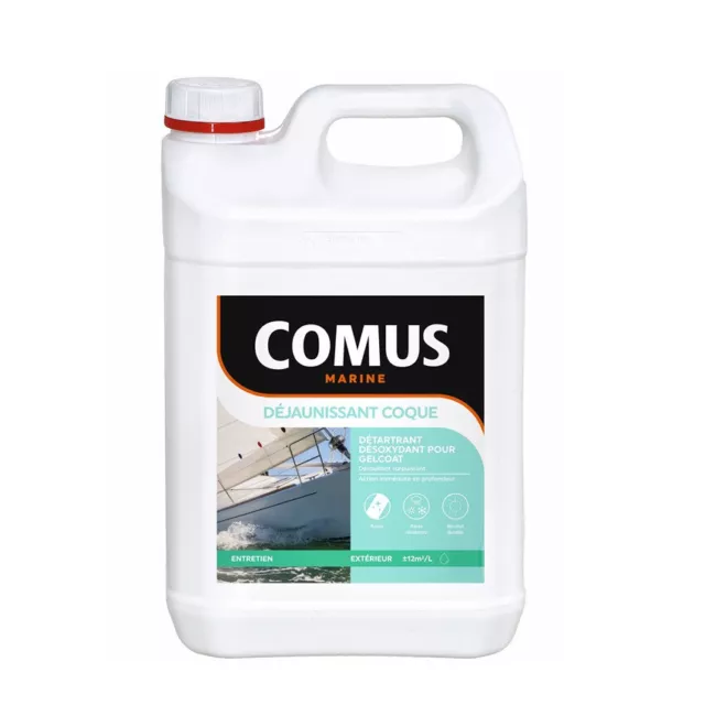 DEJAUNISSANT COQUE  20 L - Détartrant désoxydant pour gelcoat - COMUS MARINE