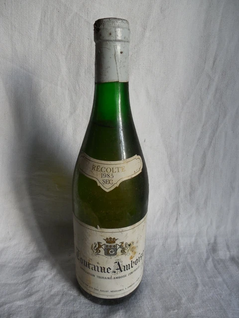 BOUTEILLE DE VIN BLANC Val de Loire TOURAINE AMBOISE 1985