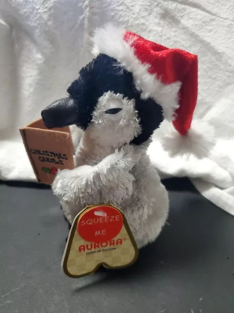 Aurora Penguin Christmas  Stuffed Animal Plush