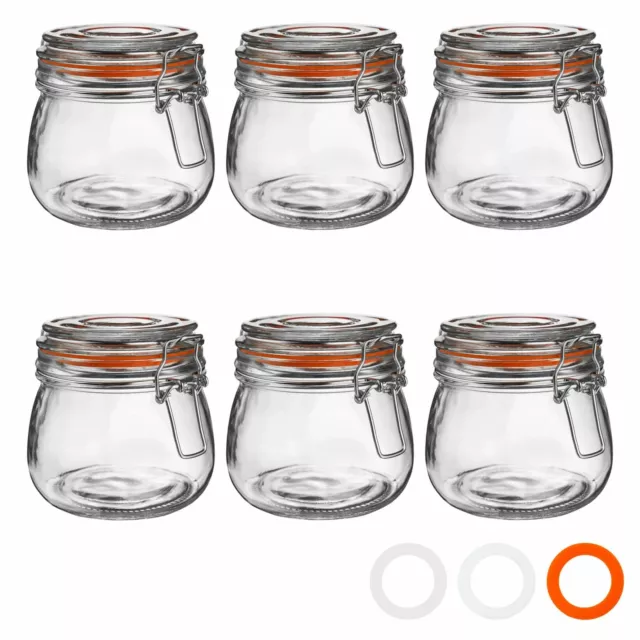 https://www.picclickimg.com/edkAAOSwe0de321I/Glass-Storage-Jars-Airtight-Clip-Top-Lid-Food.webp