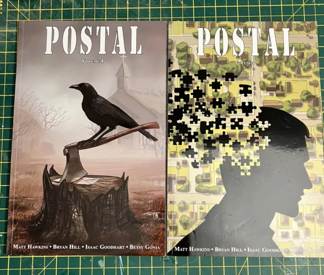 POSTAL VOLUME 1 & 2 GRAPHIC NOVEL Collects Issues #1-8 Matt Hawkins Bryan Hill