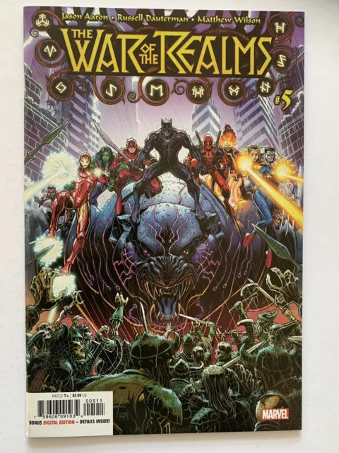 WAR OF THE REALMS #1-6 COMPLETE COMIC SET - NM (MARVEL 2019) Bagged Boarded 7