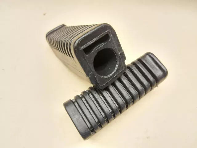 Motorcycle Footrest rubbers / Foot peg rubbers. 18mm hole 95mm length