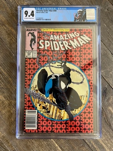Amazing Spider-Man #300 CGC 9.4 1st Appearance of Venom Newsstand Edition