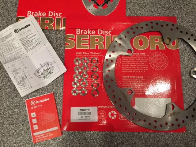 Brembo Bremsscheibe Bremsscheiben vorn ORO 168B407D7 BMW 68B407D7 mit Floaterkit