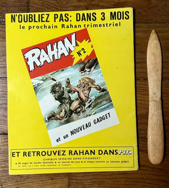 Rahan N•1 Avec Son Gadget Le Coutelas (Gadget Comme Neuf) 1972 2