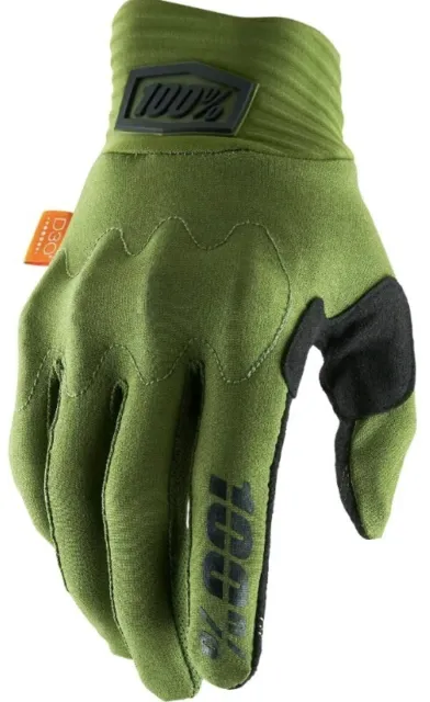 100% Cognito D30 Gloves Army Green Black Adult Motocross Bmx Mtb Enduro Cheap Mx