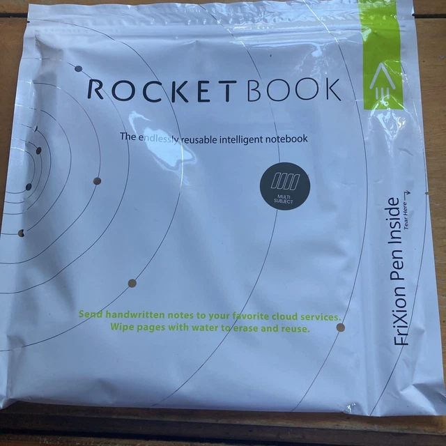 ROCKETBOOK MULTISUBJECT SMART Scannable Notebook with Dividers Lined