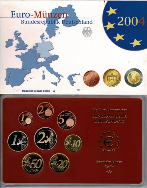 2004 Germany Series Divisional - 5 Ticks - A - D - F - G - J- Proof MF8797 2