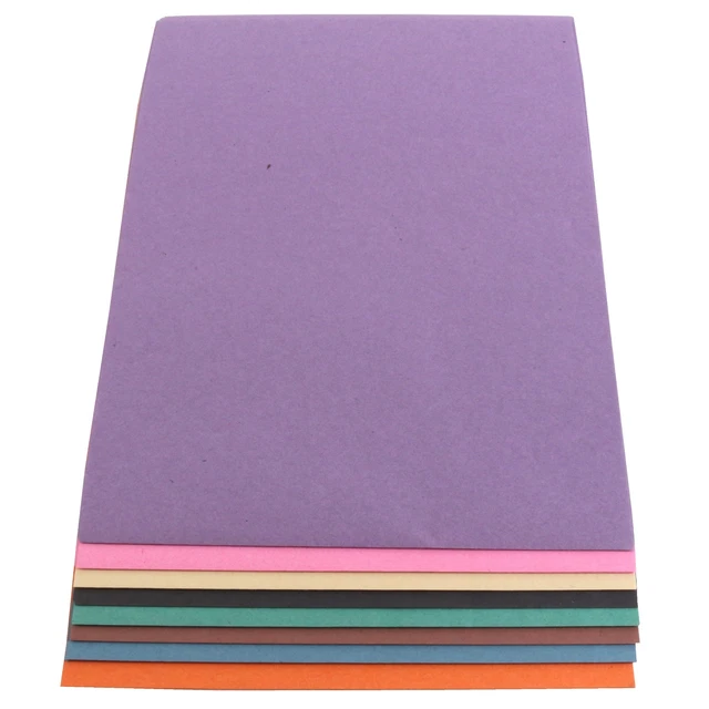 A4 ACTIVITY PAPER SHEETS Multicoloured 60gsm Kids Art Craft Drawing Card Making