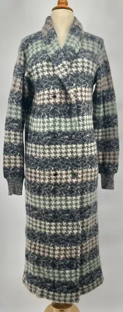 Vintage women’s Missoni Cardigan Long Coat Knitted wool mohair size M
