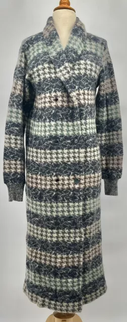 Vintage women’s Missoni Cardigan Long Coat Knitted wool mohair size M Vintage women’s Missoni Cardigan Long Coat Knitted wool mohair size M