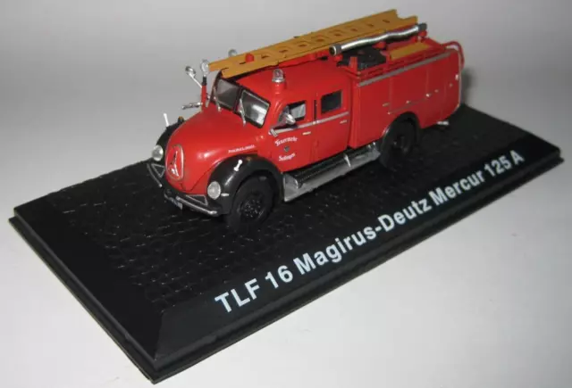 Atlas Verlag 1:72 Edition Feuerwehrfahrzeuge   TLF 16 Magirus-Deutz Mercur 125 A