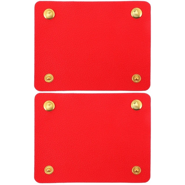 2 pz borsa in pelle PU astuccio in pelle shopping coperture per maniglie per borse