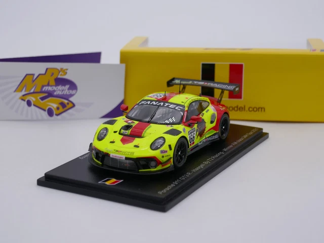 Spark SB456 # Porsche 911 GT3 R No.166 Winner Am-Class 24H Spa 2021 " T2 " 1:43