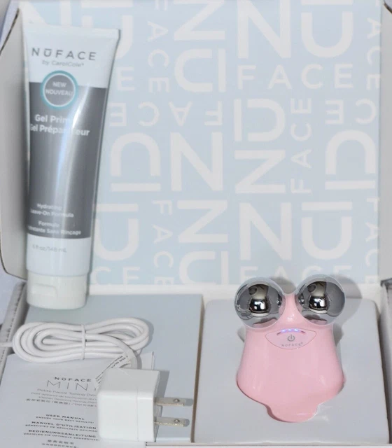 NUFACE PINK PETITE Advanced Facial Tightening Toning Device + 5oz Gel