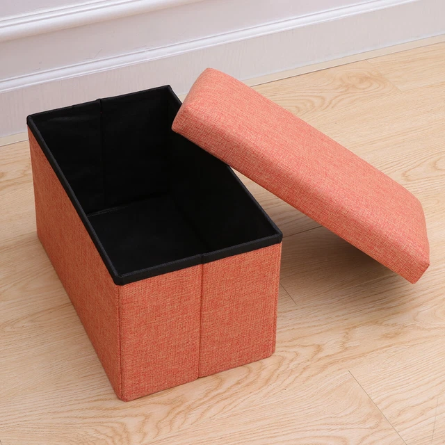 Pouf Per Conservazione Giocattoli Sgabello Pedatario Cubo Sgabello Portaoggetti