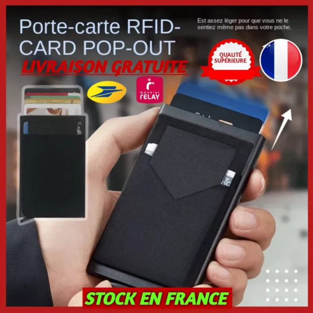 Étui Carte Crédit RFID Porte carte crédit RFID - Anti piratage - étui bancaire✅✅