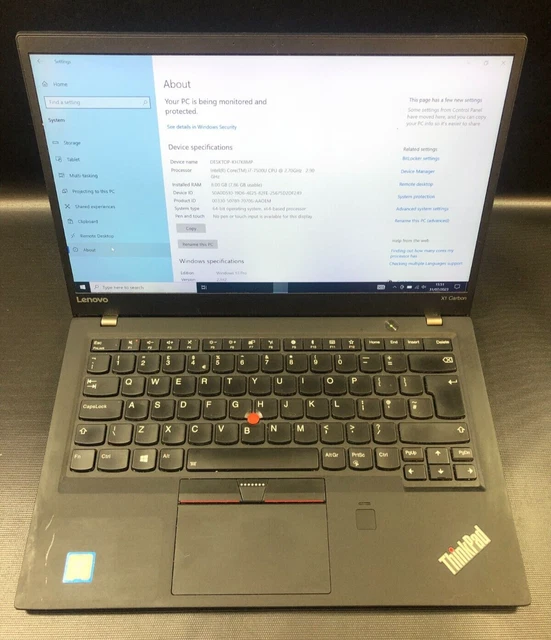 Schermo LCD LED 14 Pollici Per Lenovo ThinkPad X1 Carbon 7a Gen (20R1/20R2) – 2560x1440 Matteo - Foto 4