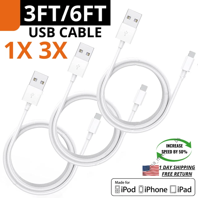 USB CHARGER CABLE Sync Charging Lead Adapter For iPhone 14 13 12 11 Pro