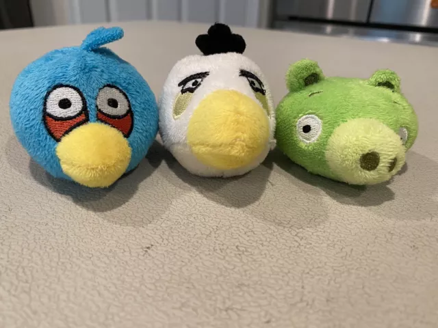 Angry Birds Soft Plush Mini Finger Puppets Flingers Pencil Toppers Lot