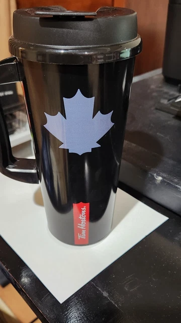 TIM HORTONS WHIRLEY Black Travel Mug NEW $49.99 - PicClick CA