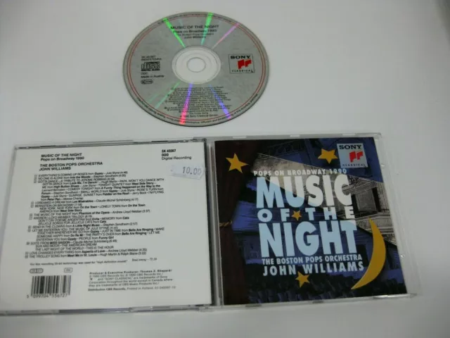 Music Of The Night Pops On Broadway 1990 CD The Boston Pops Orchestra J.Williams