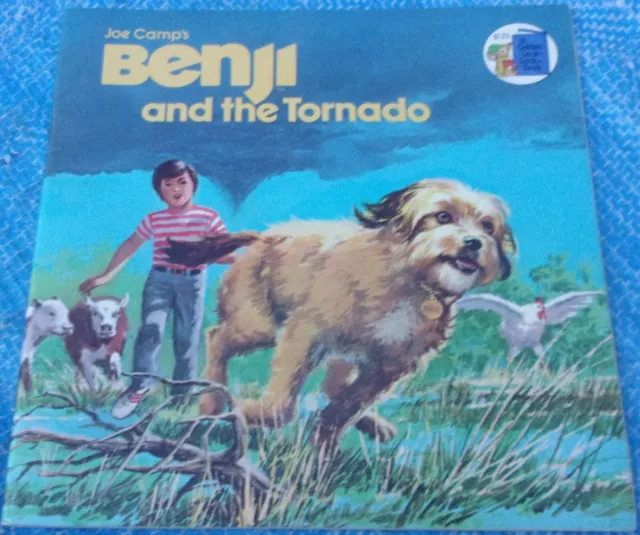 1981 Joe Camp's Benji And The Tornado By Golden Book Vintage Ingoglia Schaare