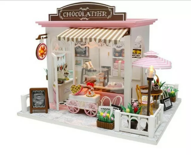MAYBERRY STREET MINIATURES DIY Dollhouse Chocolate Shop