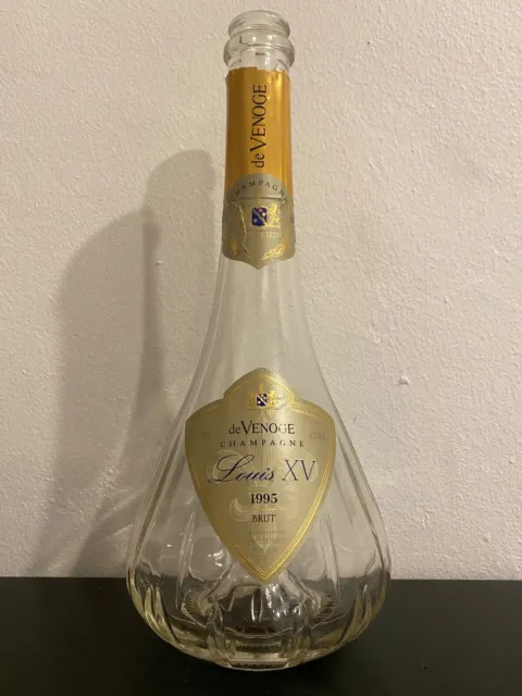 1995 Champagne de Venoge Louis XV Brut 750 mL Empty Bottle
